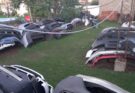 Autos robados hallados en el parque industrial: allanamiento positivo en barrio Plaza España