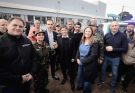Kicillof inauguró un nuevo centro de salud y entregó patrulleros en Junín